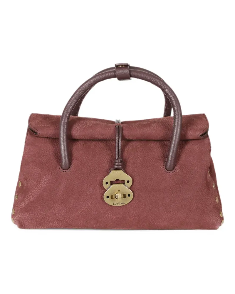 Zanellato Dotta Jones nubuck tote bag - Rot Rot