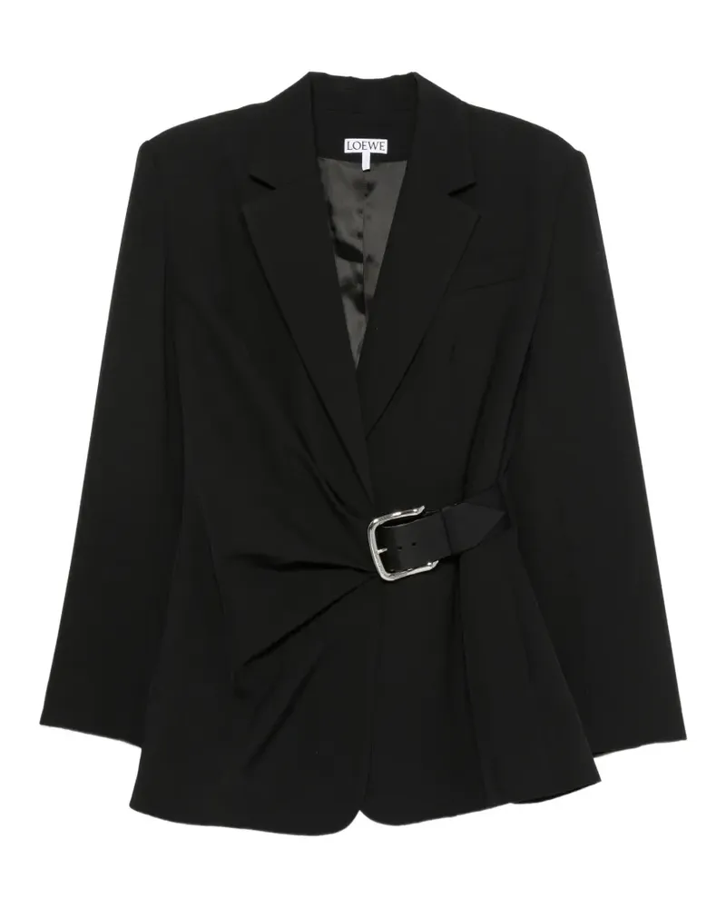 Loewe belted blazer - Schwarz Schwarz