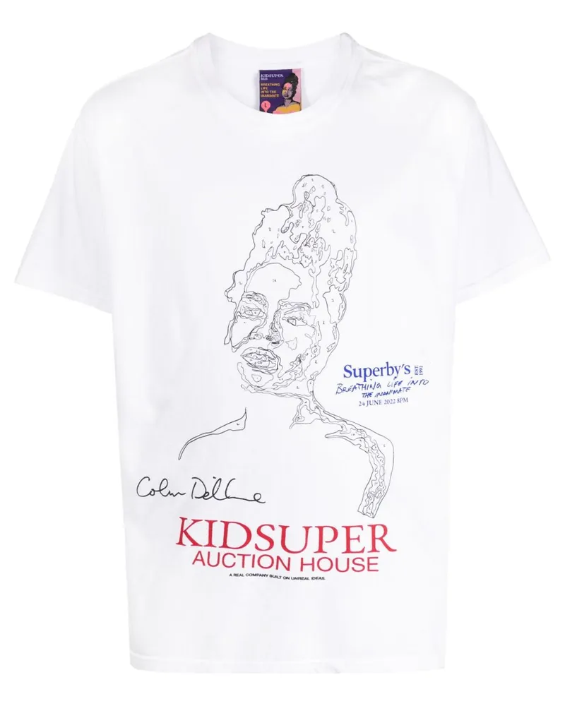 KidSuper T-Shirt mit grafischem Print Weiß