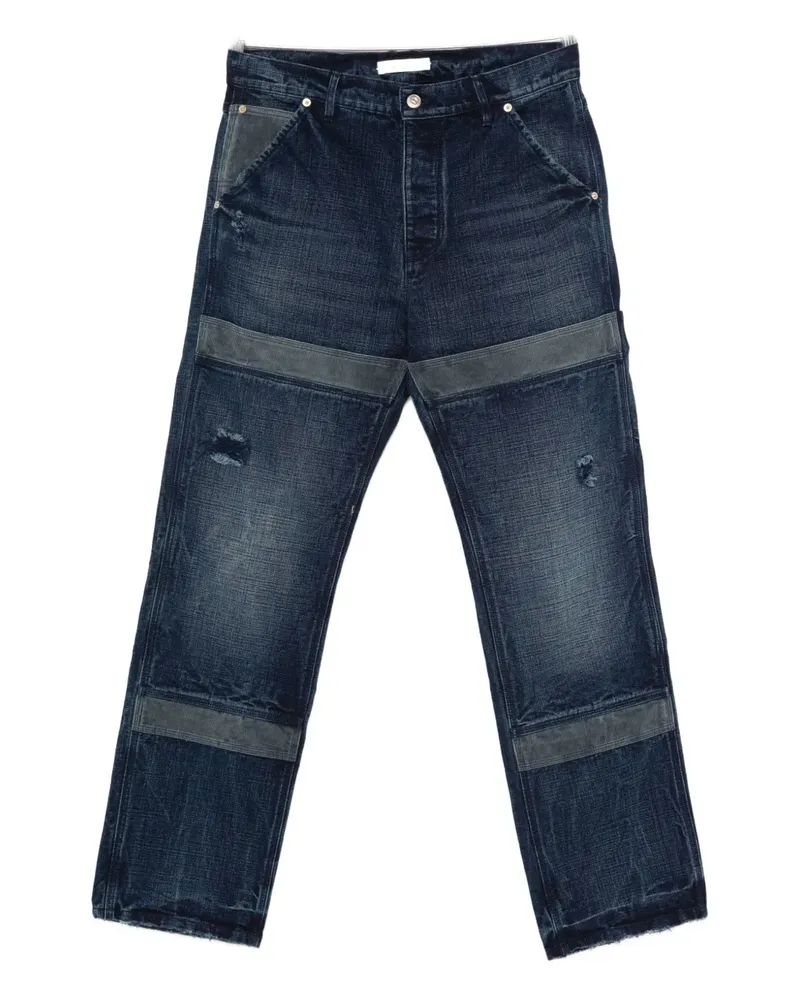 Wales Bonner Jeans im Distressed-Look - Blau Blau