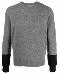 Comme des Garçons Zweifarbiger Pullover Grau