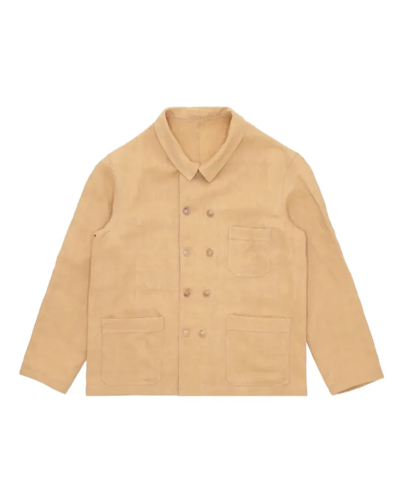 Fortela Doppelreihige Garçon Hemdjacke - Nude Nude