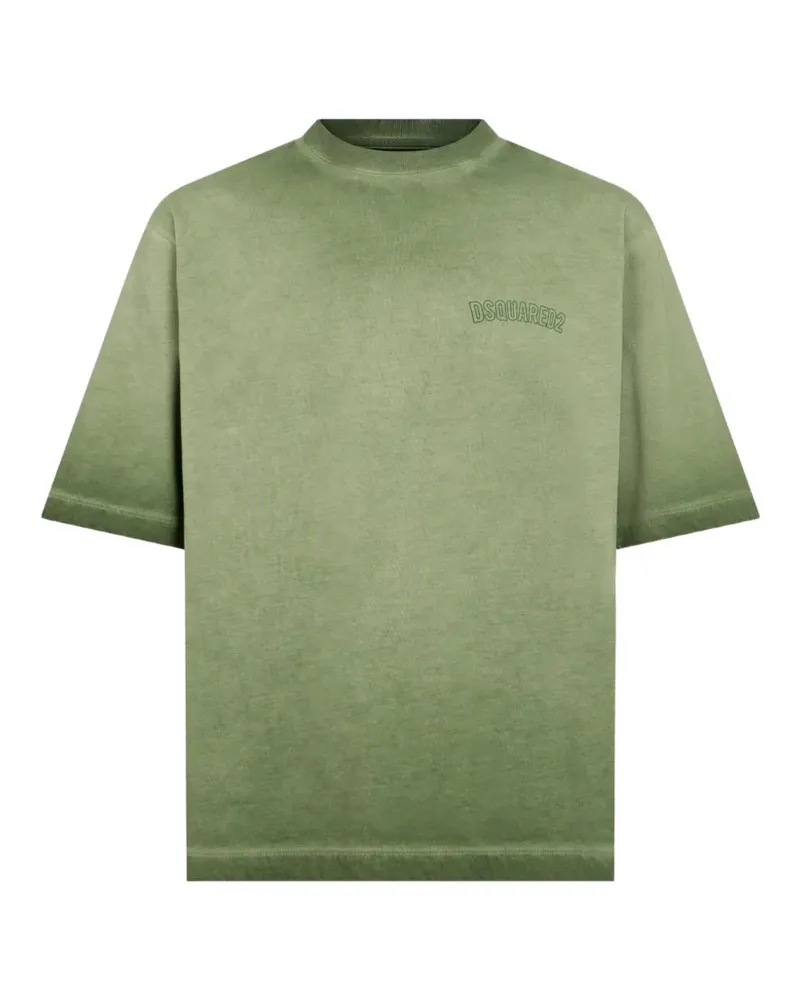 Dsquared2 Lockeres T-Shirt mit Logo - Grün Grün
