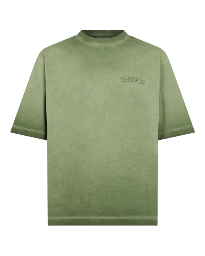Dsquared2 Lockeres T-Shirt mit Logo - Grün Grün