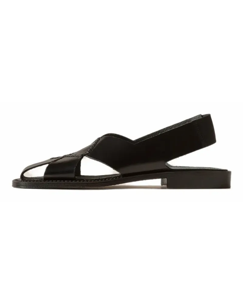 HEREU Llano Slingback-Sandalen - Schwarz Schwarz