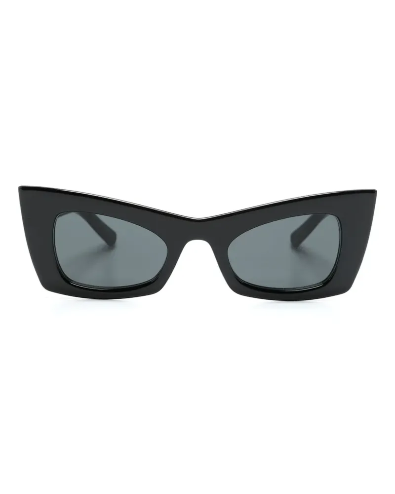 Saint Laurent Sonnenbrille mit Cat-Eye-Gestell - Schwarz Schwarz