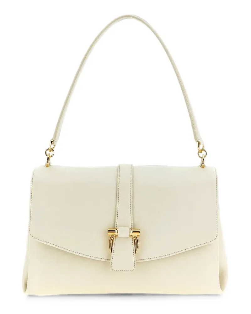 Ferragamo medium leather shoulder bag - Nude Nude