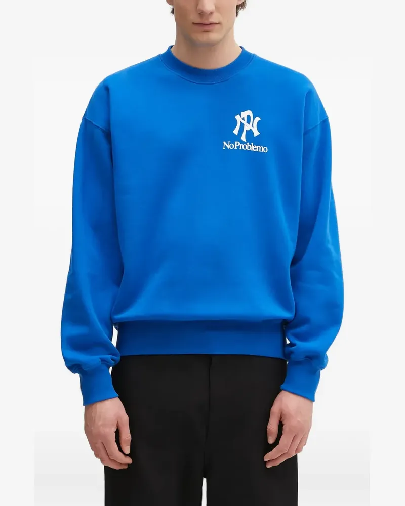 Aries logo sweatshirt - Blau Blau