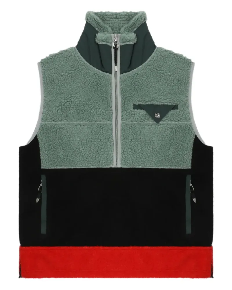 Toga Weste mit Fleece-Einsätzen - Grün Grün