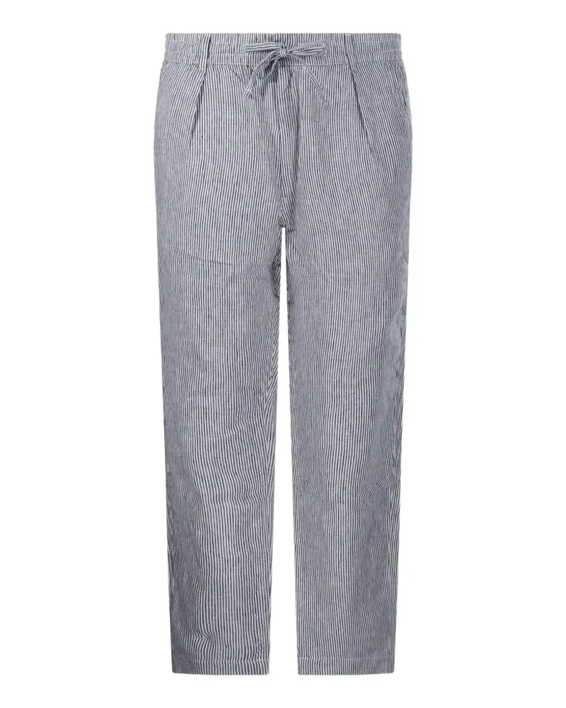 Ralph Lauren striped drawstring trousers - Blau Blau