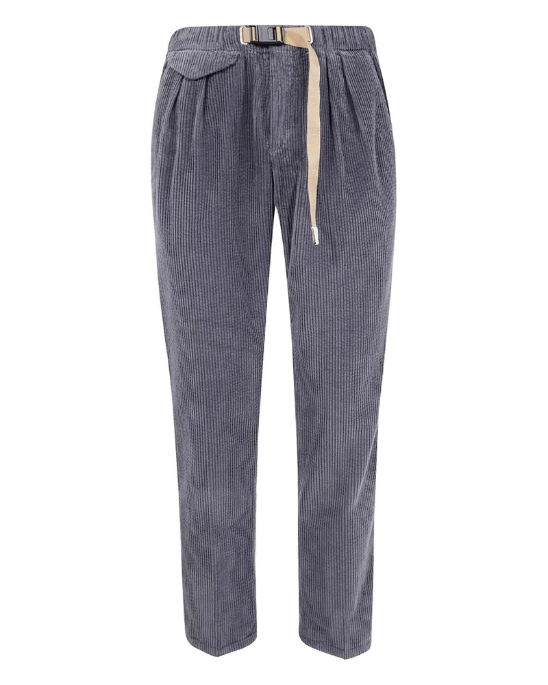 PLAN C Cordhose mit Gürtel - Grau Grau
