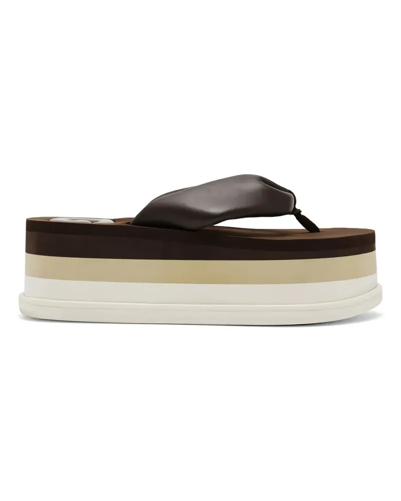 Cult Gaia padded flatform sandals - Braun Braun
