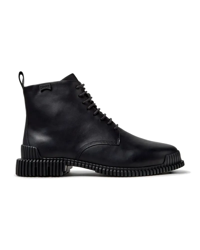 Camper Pix Stiefeletten mit Schnürung - Schwarz Schwarz