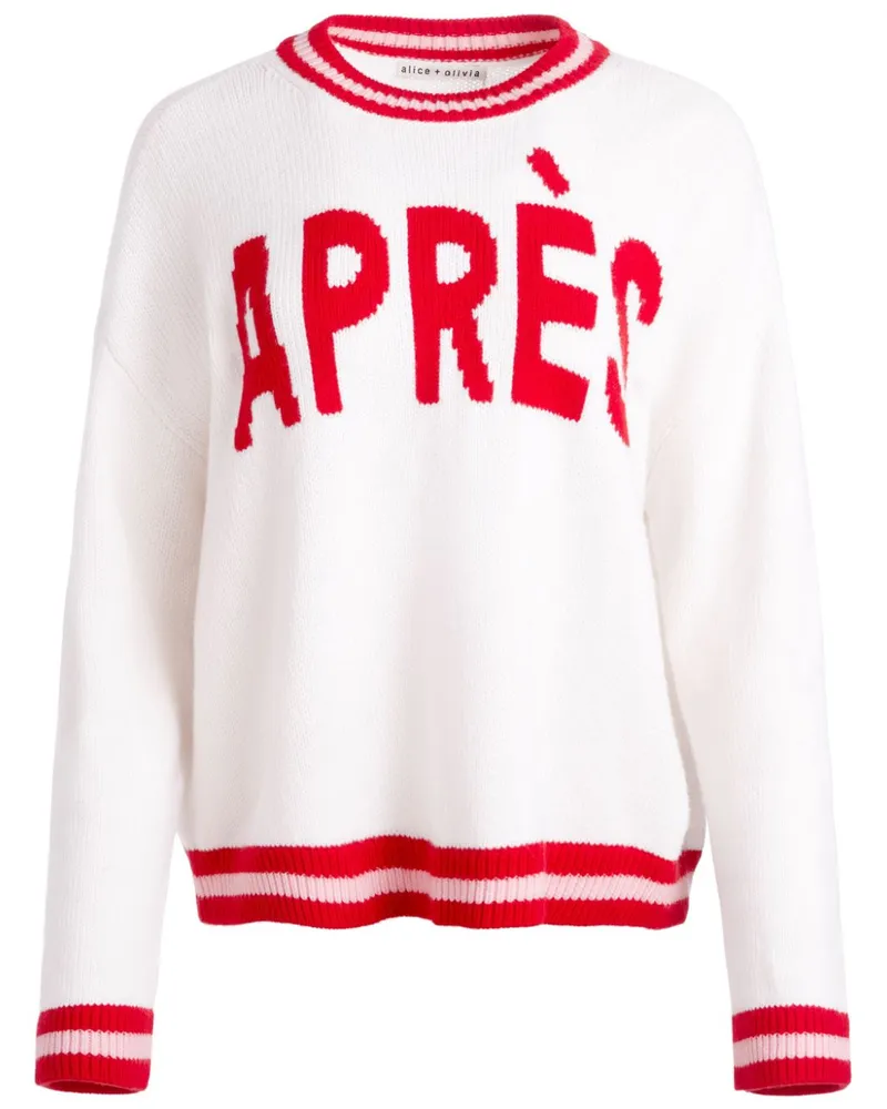 Alice + Olivia Odgen Apres Pullover - Weiß Weiß