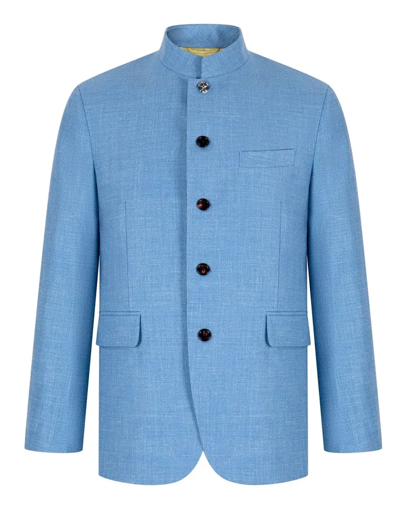 Shanghai Tang Jacke mit fünf Knöpfen - Blau Blau