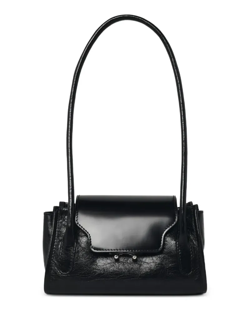 Marni Trunkette Tasche aus Leder - Schwarz Schwarz
