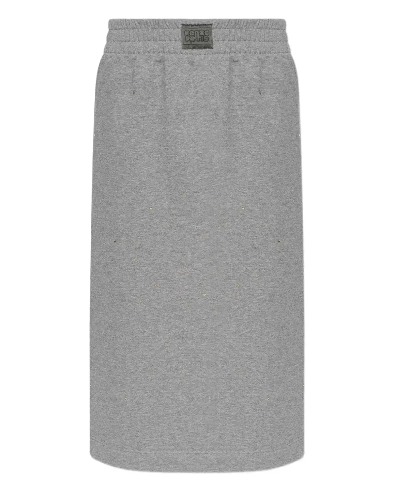 Kenzo Midirock aus Sweat-Jersey - Grau Grau
