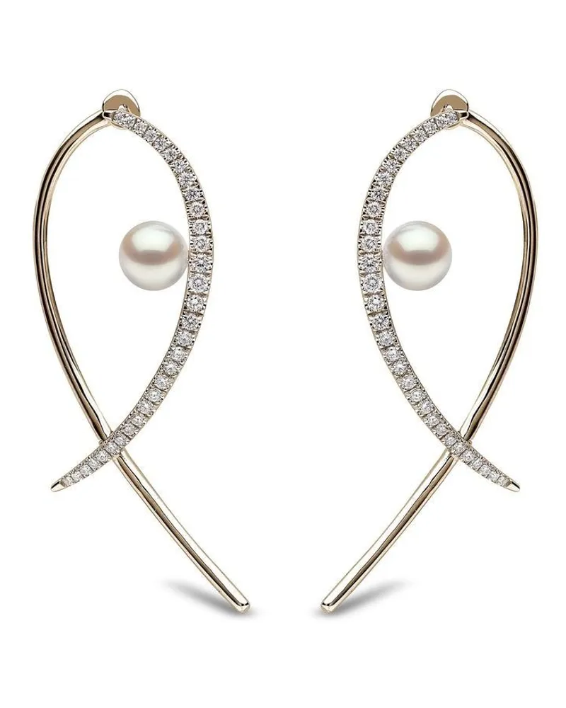 YOKO London 18kt Gelbgoldohrringe mit Diamanten Gold