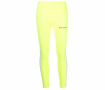 Leggings mit Logo-Streifen - Gelb