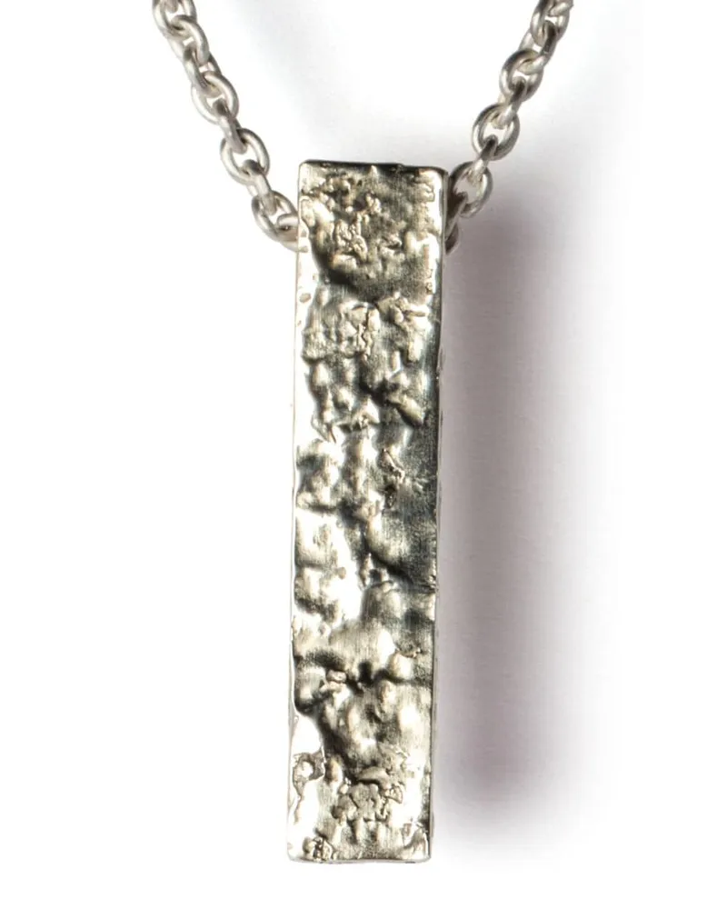 Parts Of Four Strukturierte Amulet Halskette - Silber Silber