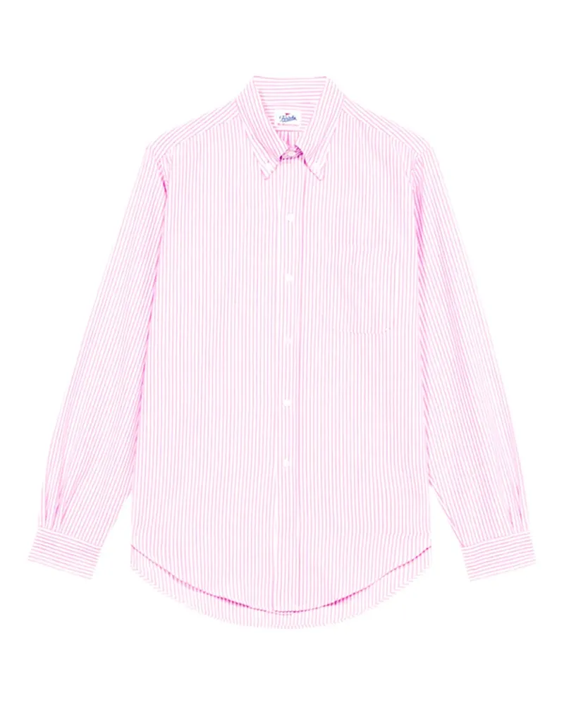 Fortela King striped-pattern shirt - Rosa Rosa