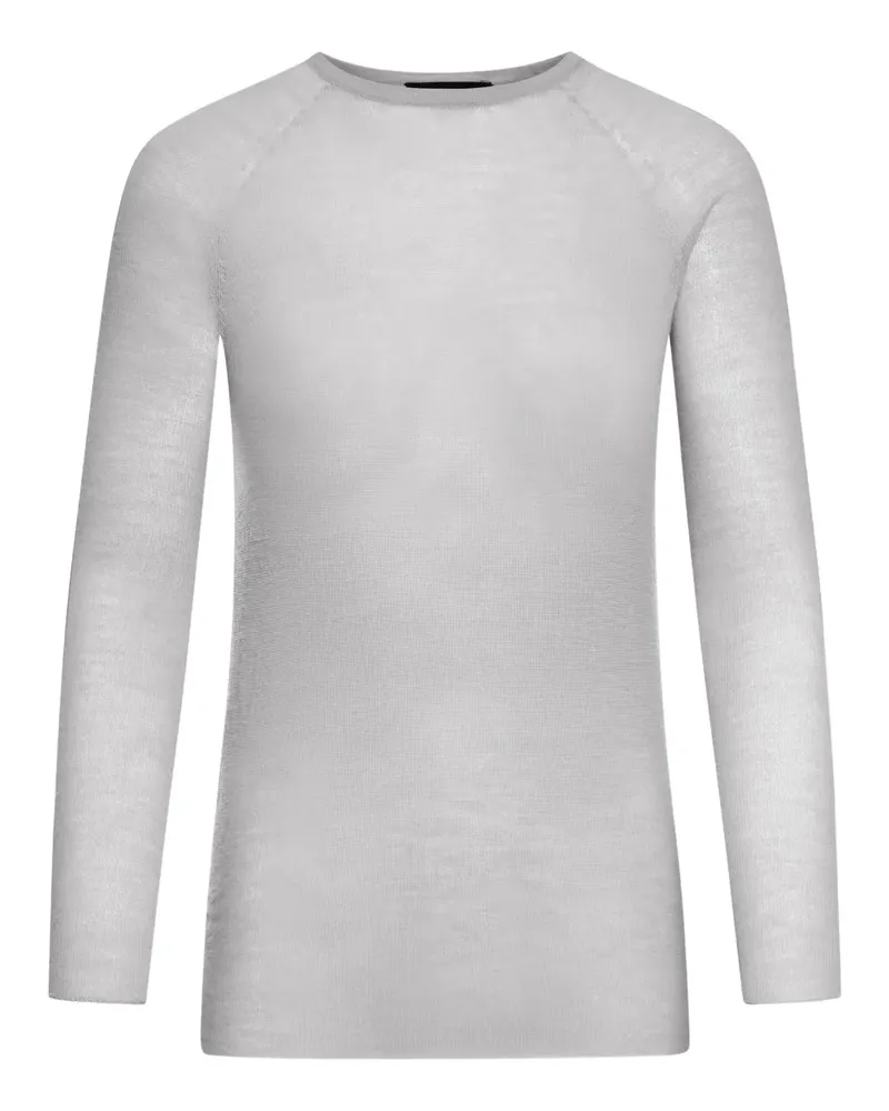 Roberto Collina Klassischer Pullover - Grau Grau