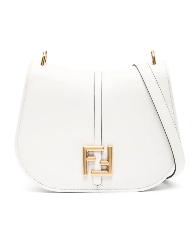 Fendi Mittelgroße C'mon Umhängetasche - Weiß Weiß