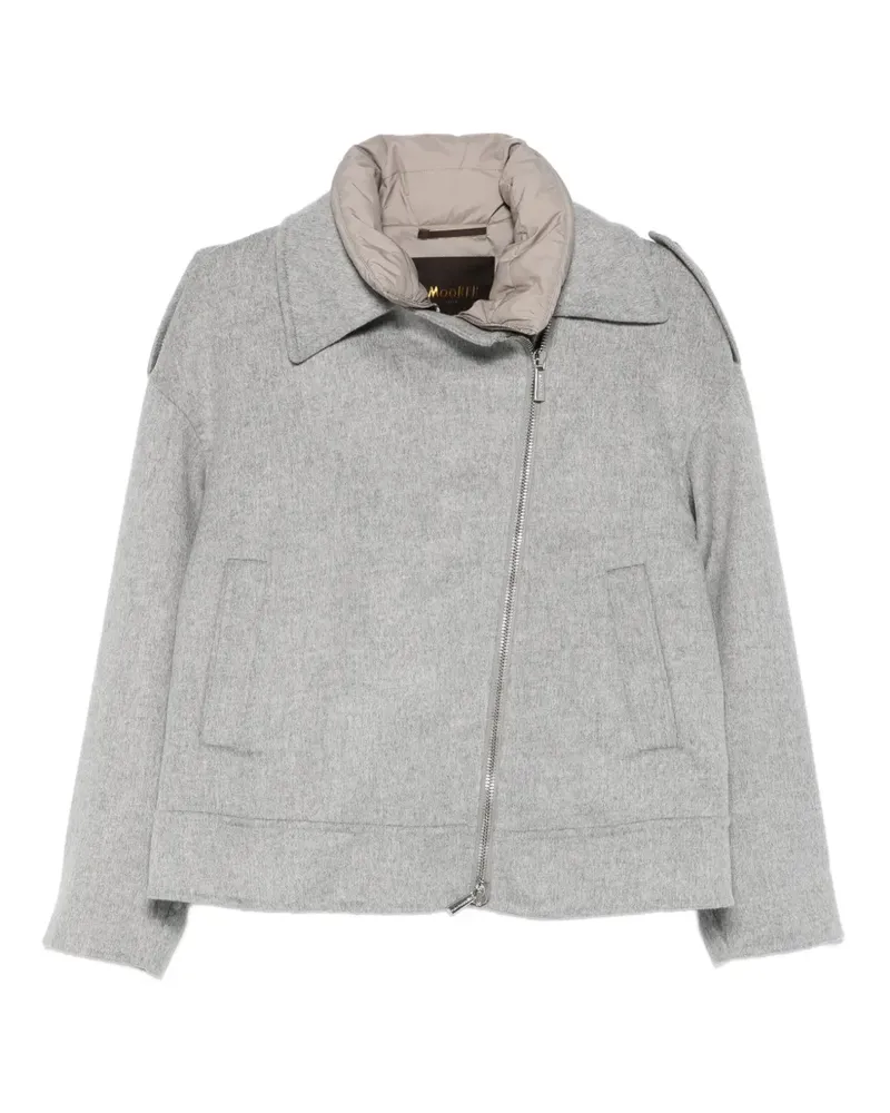 MOORER Jacke mit Reißverschluss - Grau Grau