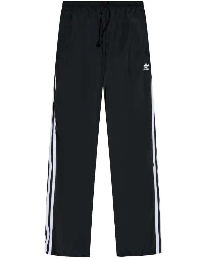 adidas Parachute Hose mit 3 Streifen - Schwarz Schwarz