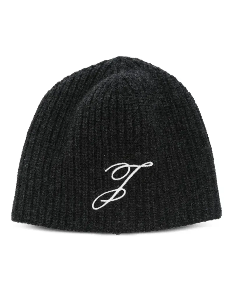Jacquemus embroidered beanie - Grau Grau