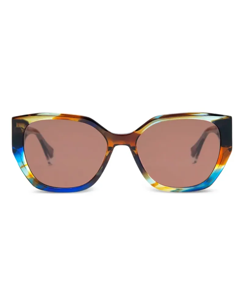 GIGI STUDIOS Sonnenbrille mit rundem Gestell - Blau Blau