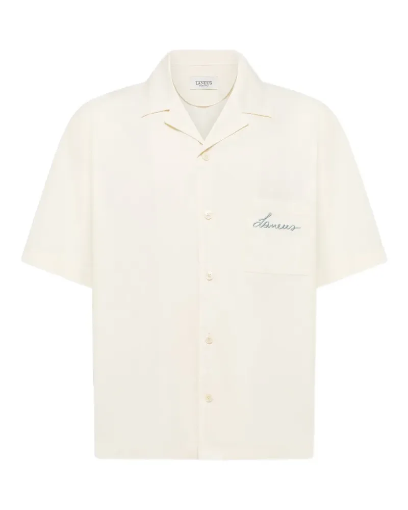 Laneus Hemd mit Brusttaschen - Nude Nude