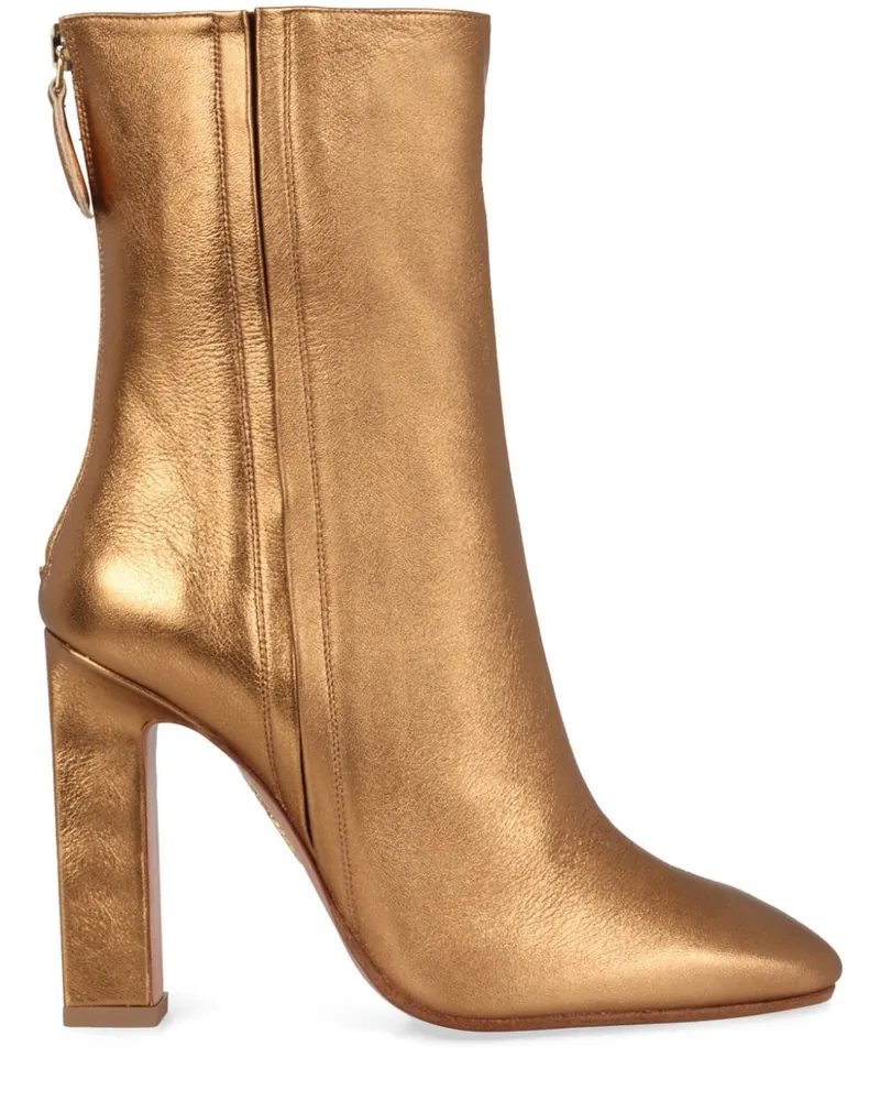 Aquazzura Joplin Stiefel 110mm - Gold Gold