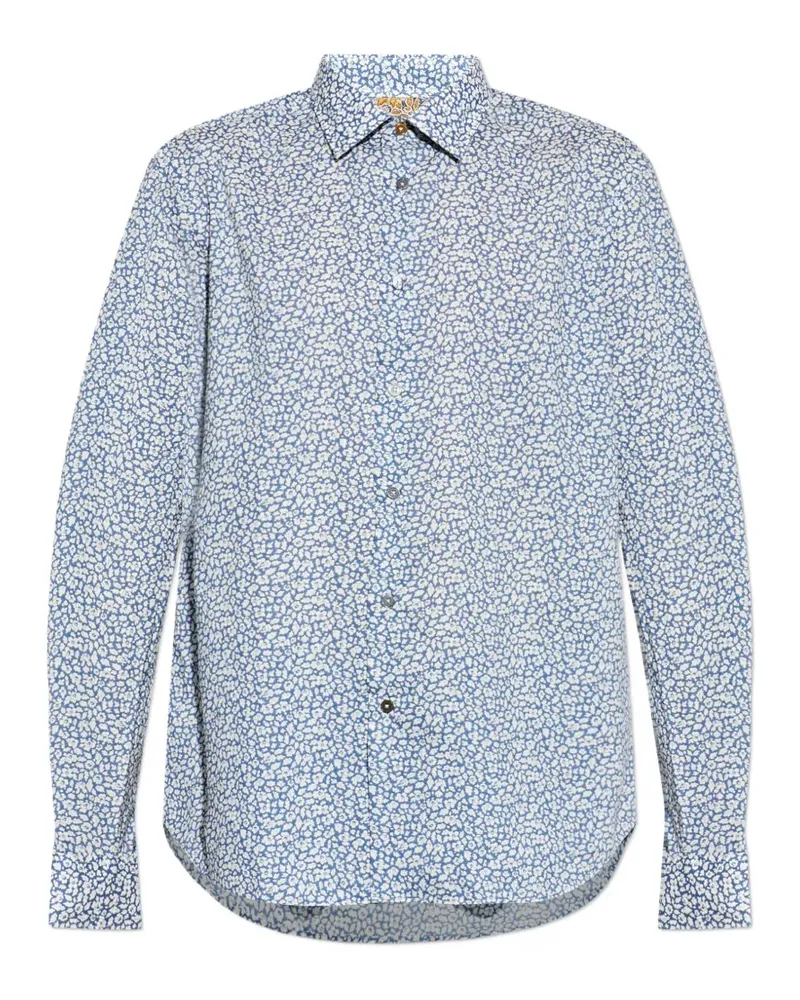 Paul Smith floral-print shirt - Blau Blau