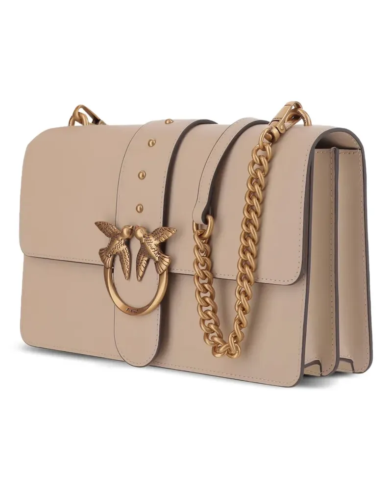 Pinko Schultertasche mit Love Birds-Schnalle - Rosa Rosa