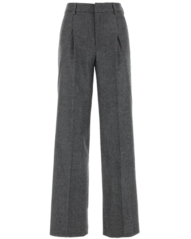 PT TORINO Lola Hose mit Faltendetail - Grau Grau