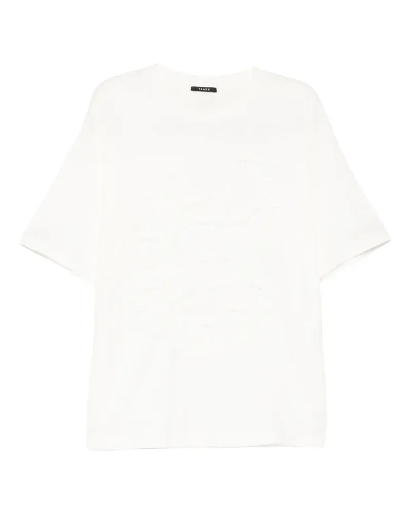 TAAKK 3D print T-shirt - Weiß Weiß