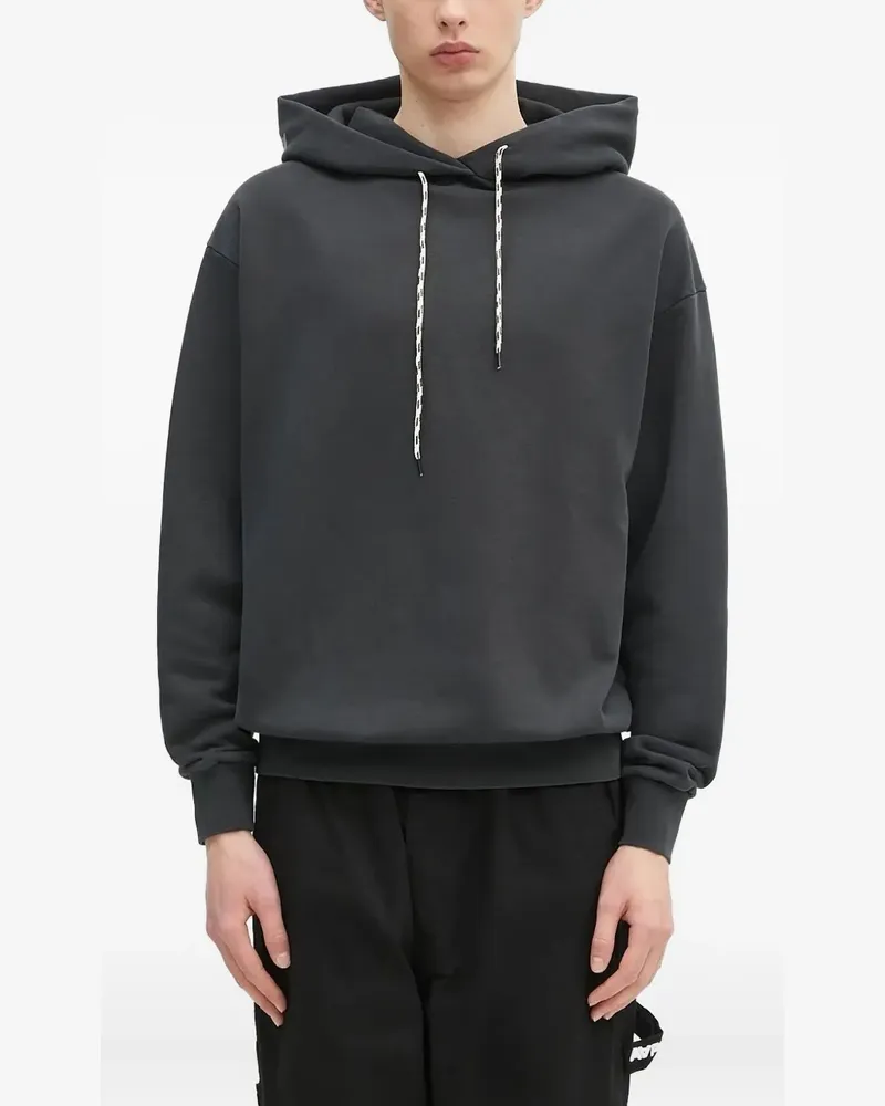 Aries Hoodie mit Kordelzug - Schwarz Schwarz
