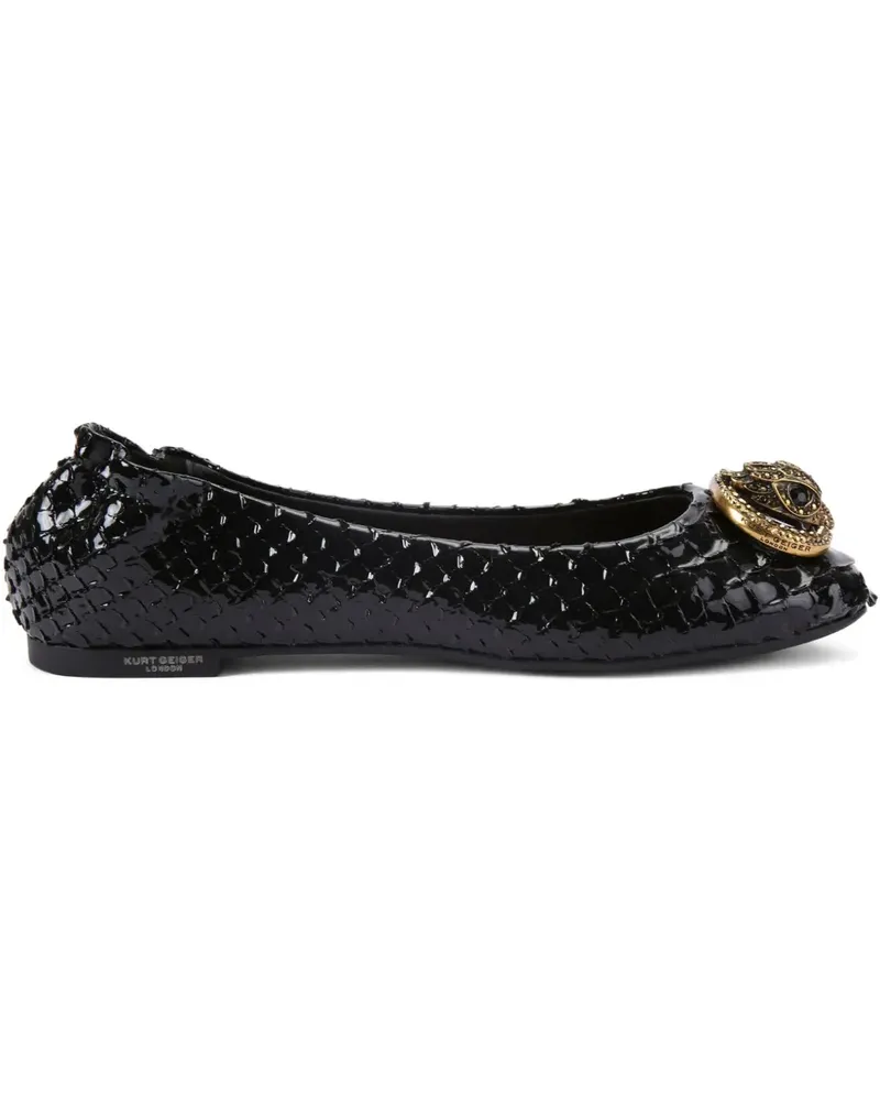 Kurt Geiger Chelsea Ballerinas - Schwarz Schwarz
