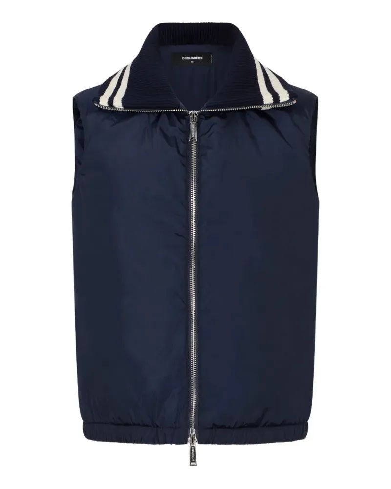 Dsquared2 Weste mit Streifendetails - Blau Blau
