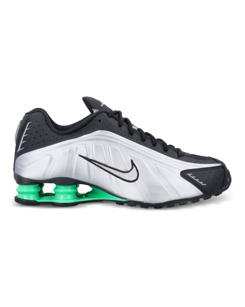 Nike Shox R4 metallic-logo sneakers - Grau Grau