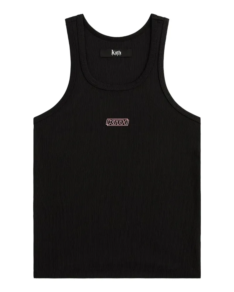 KITH Active Peyton Tanktop aus Rippstrick - Schwarz Schwarz