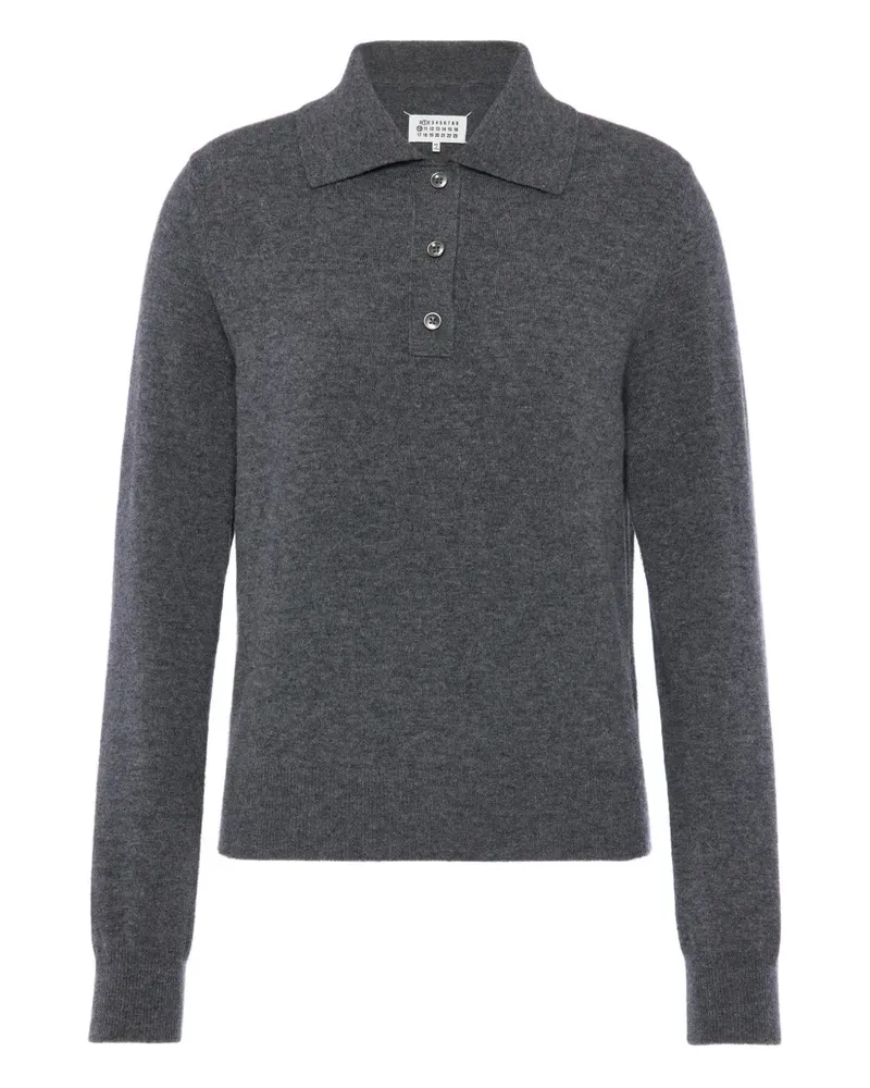 Maison Margiela Weste mit geknöpftem Kragen - Grau Grau