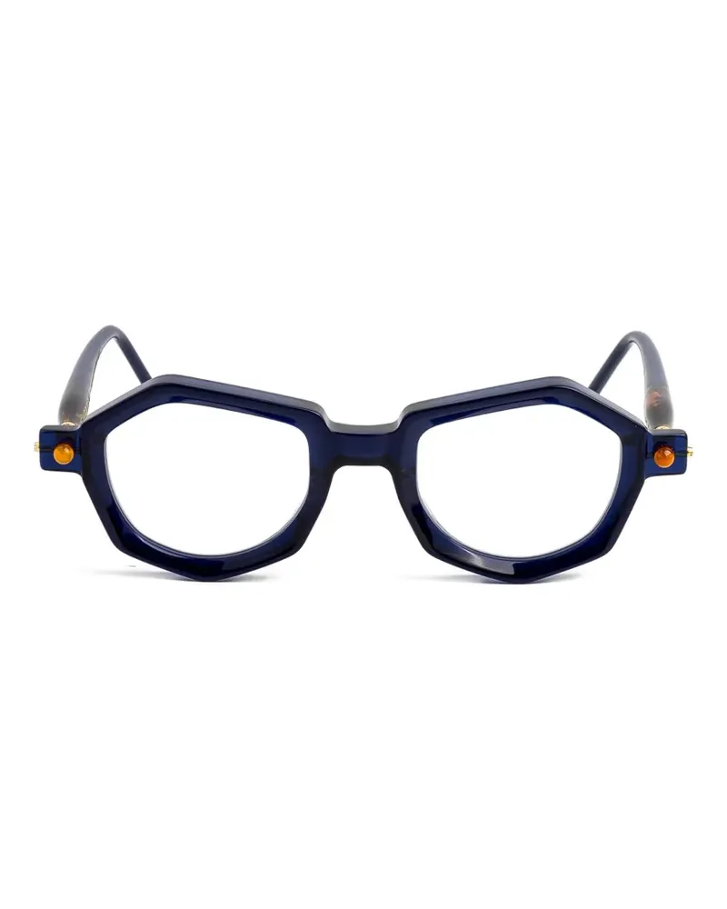 KUBORAUM P27 geometric-frame glasses - Blau Blau
