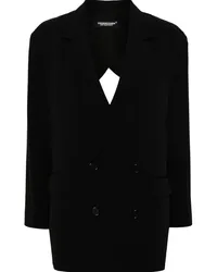 Undercover Asymmetrischer Blazer Schwarz