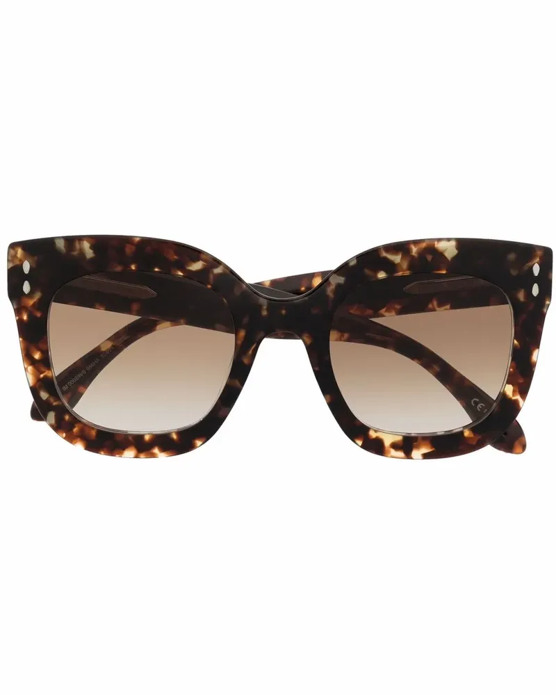 Isabel Marant Cat-Eye-Sonnenbrille in Schildpattoptik - Braun Braun