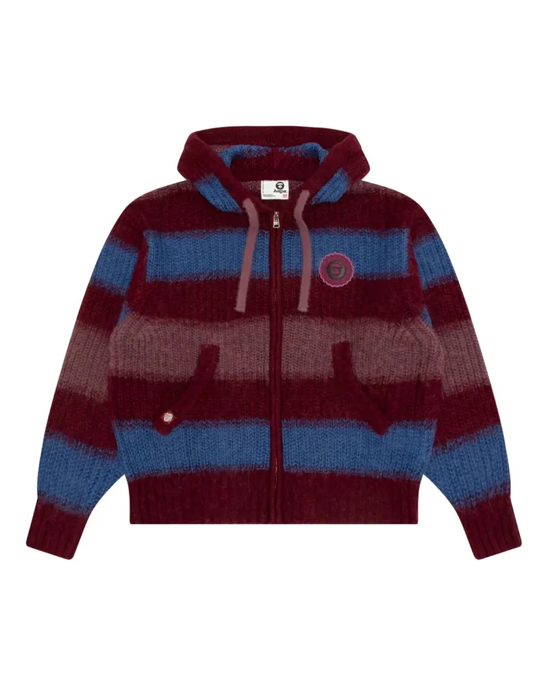 BAPE Gestreifter Hoodie - Blau Blau