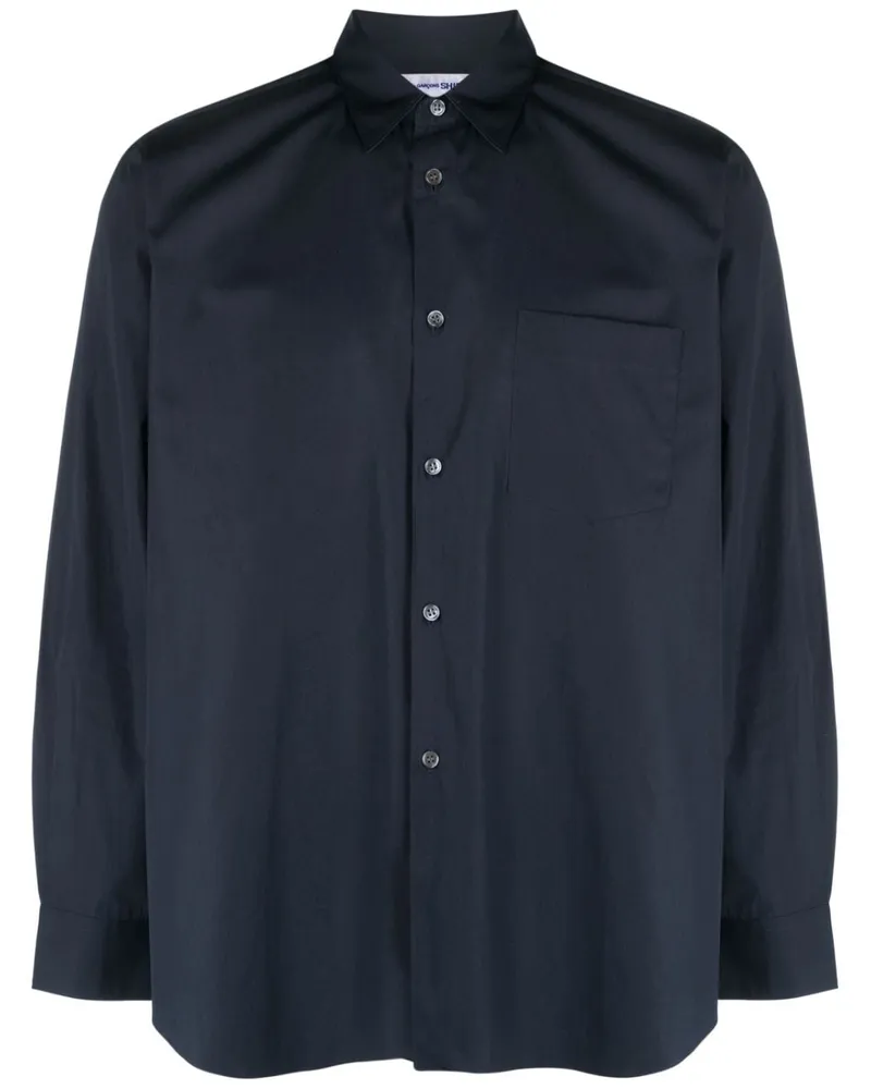 Comme des Garçons Langärmeliges Hemd - Blau Blau
