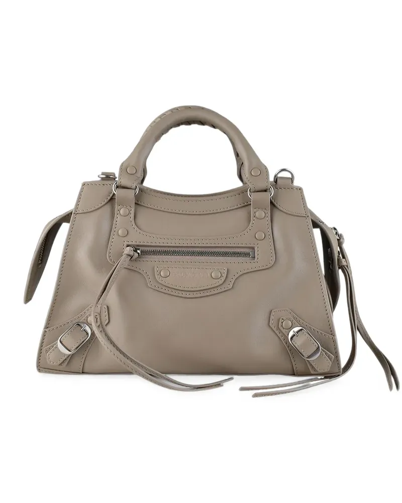 Balenciaga XS Neo Cagole Handtasche - Nude Nude