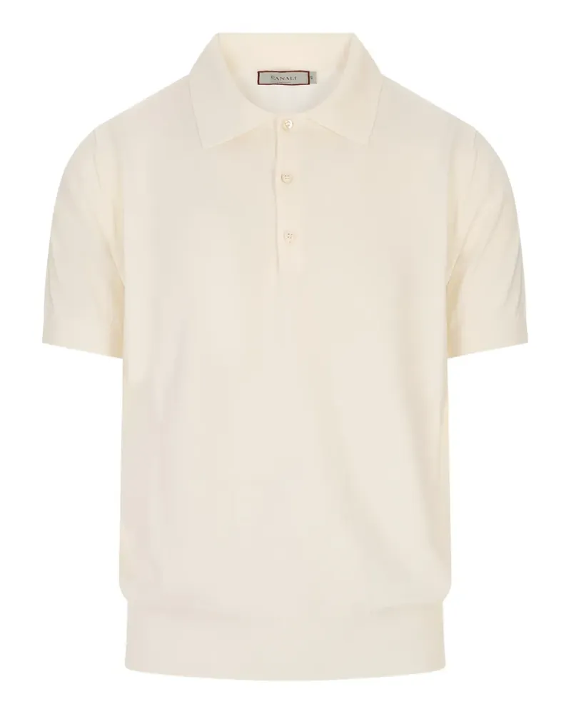 Canali short-sleeve polo shirt - Weiß Weiß
